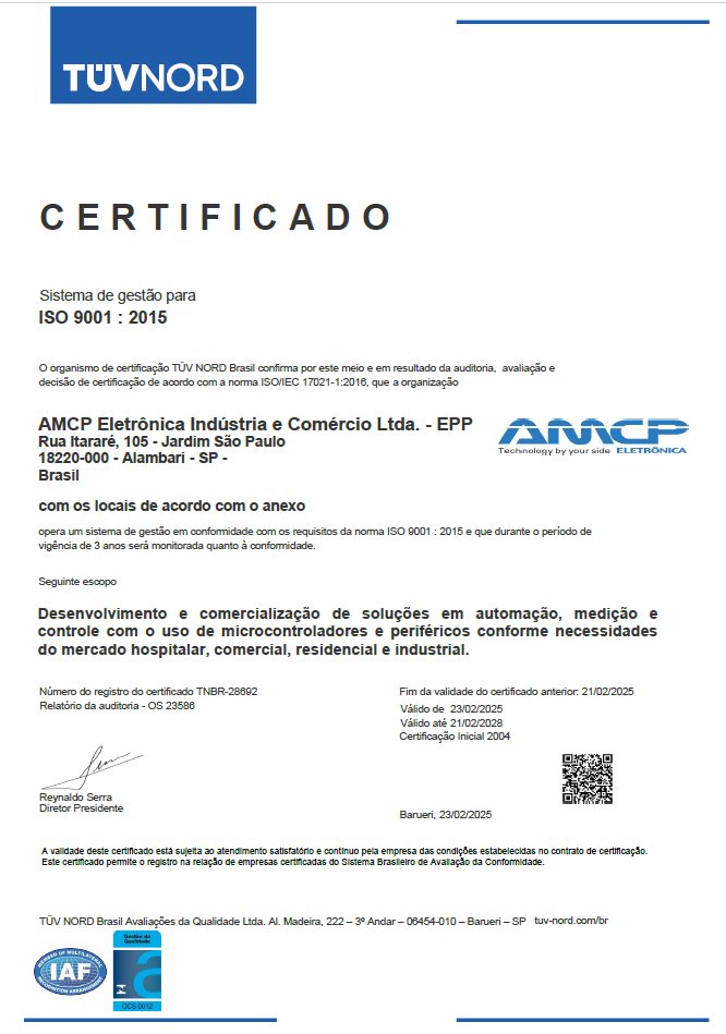 Certificado BRTUV